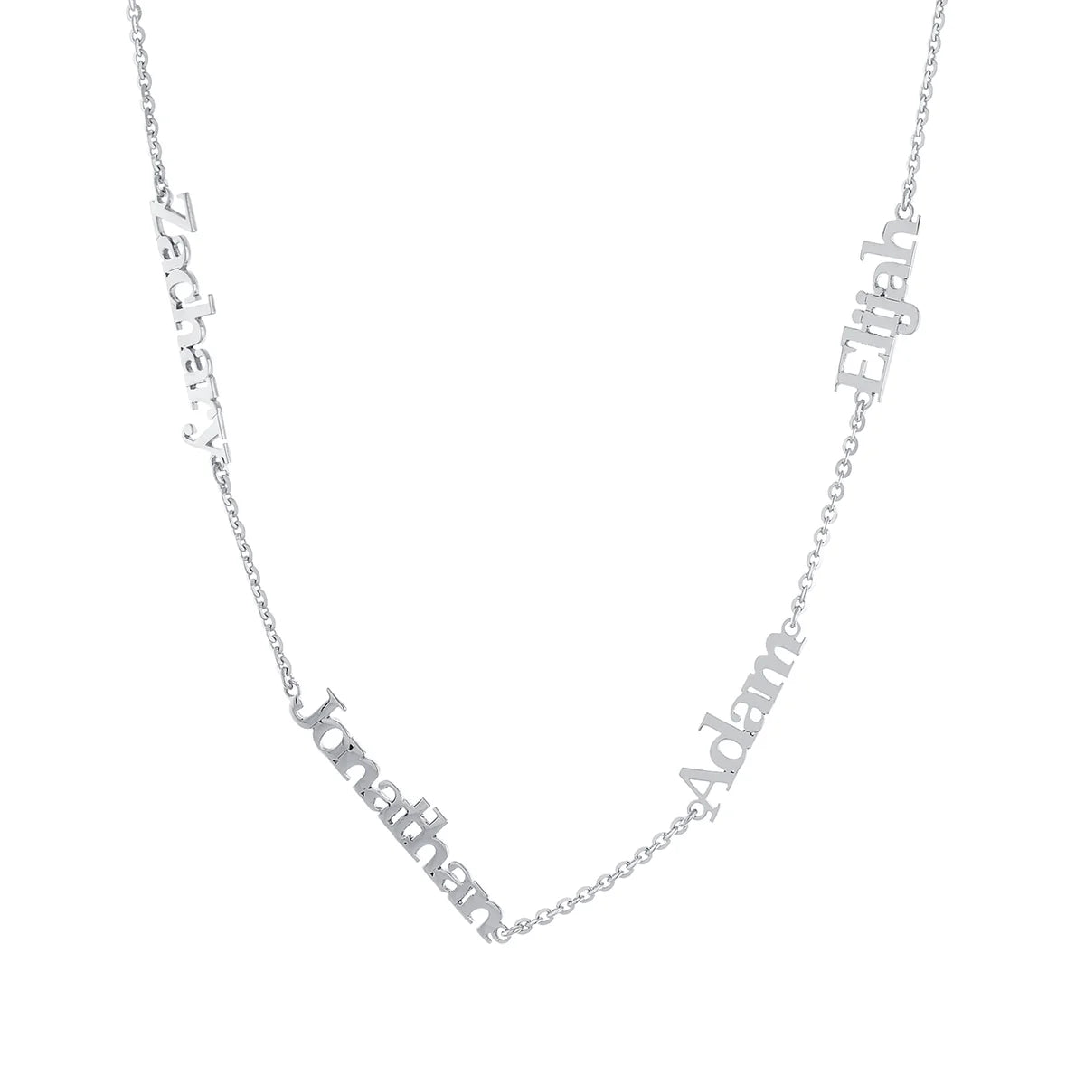 Four Name Necklace