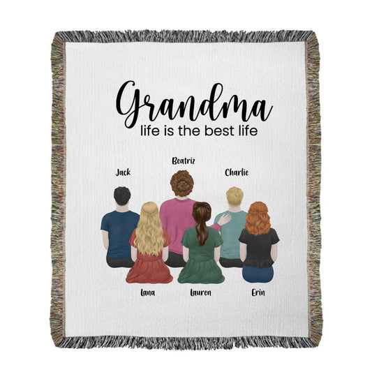 Grandma and Grandkids Heirloom Blanket