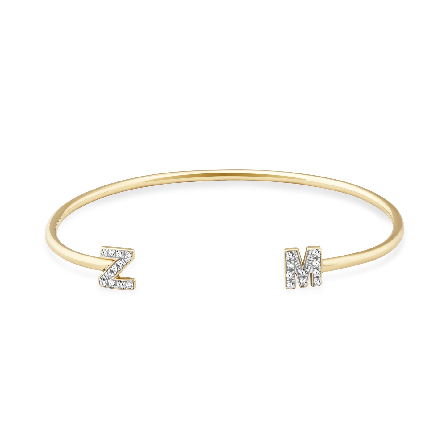 Initial Cuff Bracelet