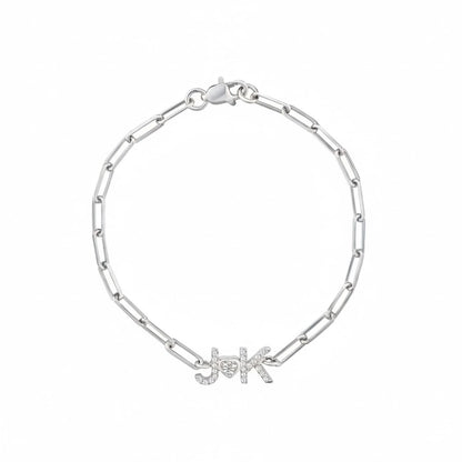 Paperclip Lovers Bracelet