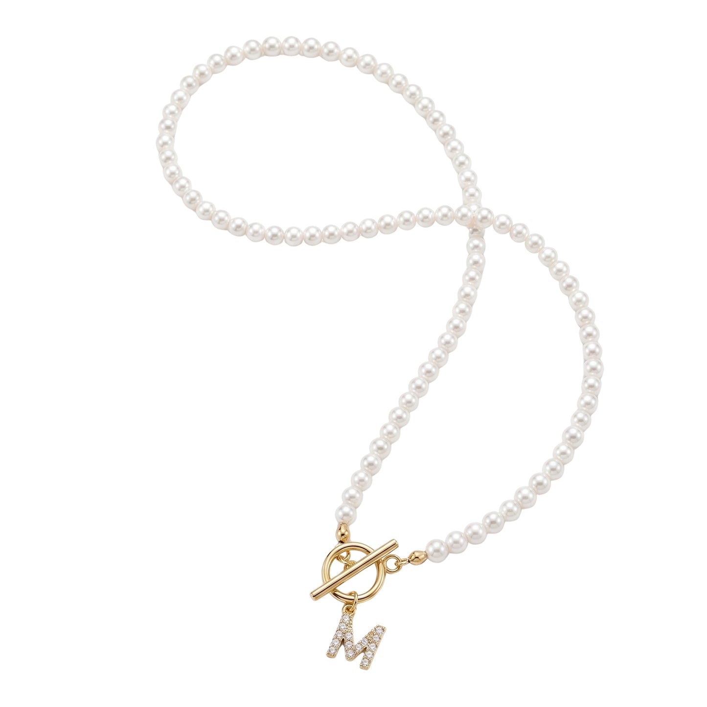 Pearl Power Initial Pendant