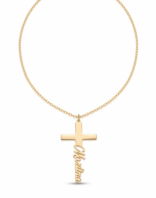 Cross Name Pendant